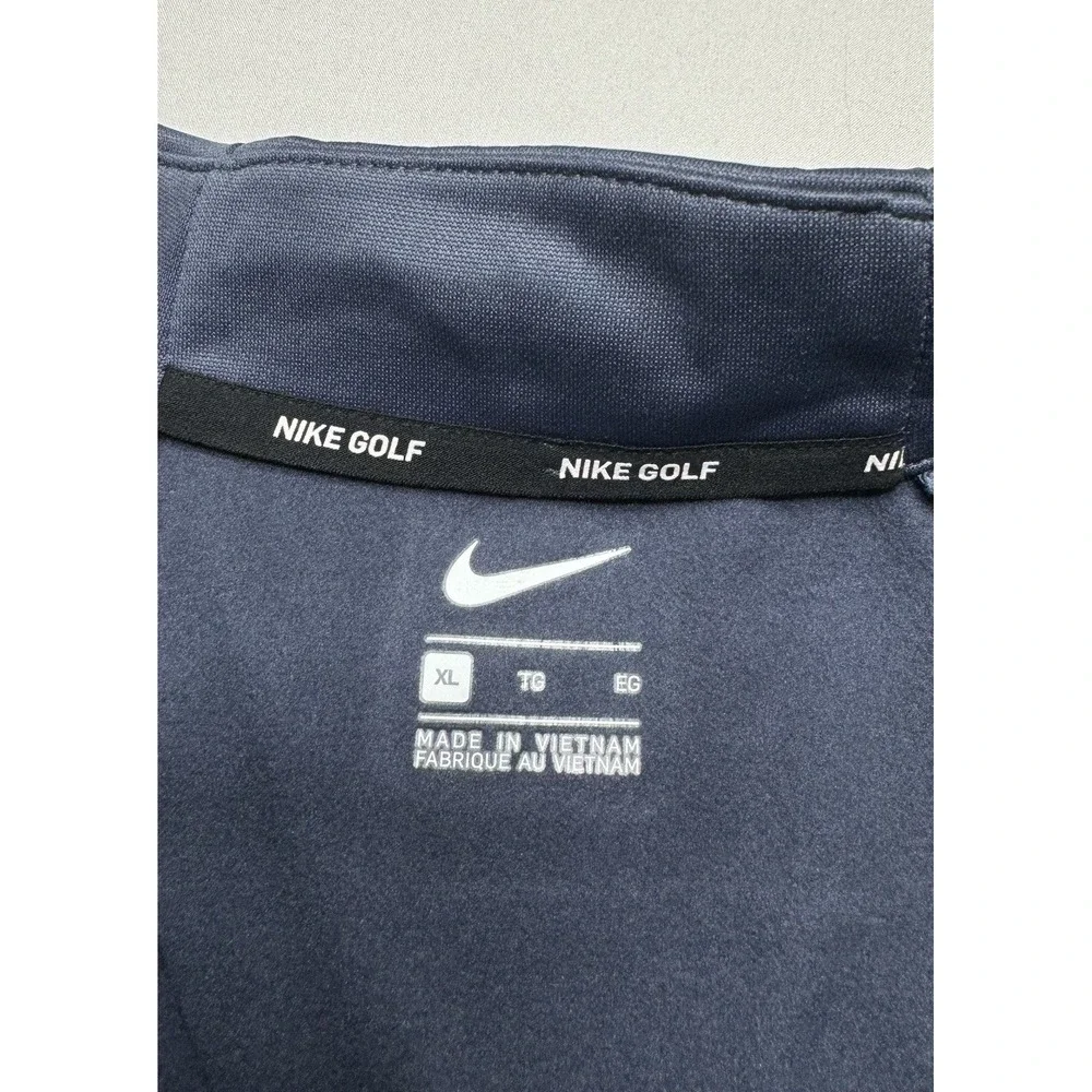 Nike Golf Therma‎ 1/4-Zip Two-Tone Sweatshirt Blue Mens XL Long Sleeve Pullover